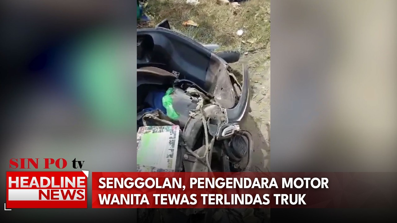 Senggolan, Pengendara Motor Wanita Tewas Terlindas Truk
