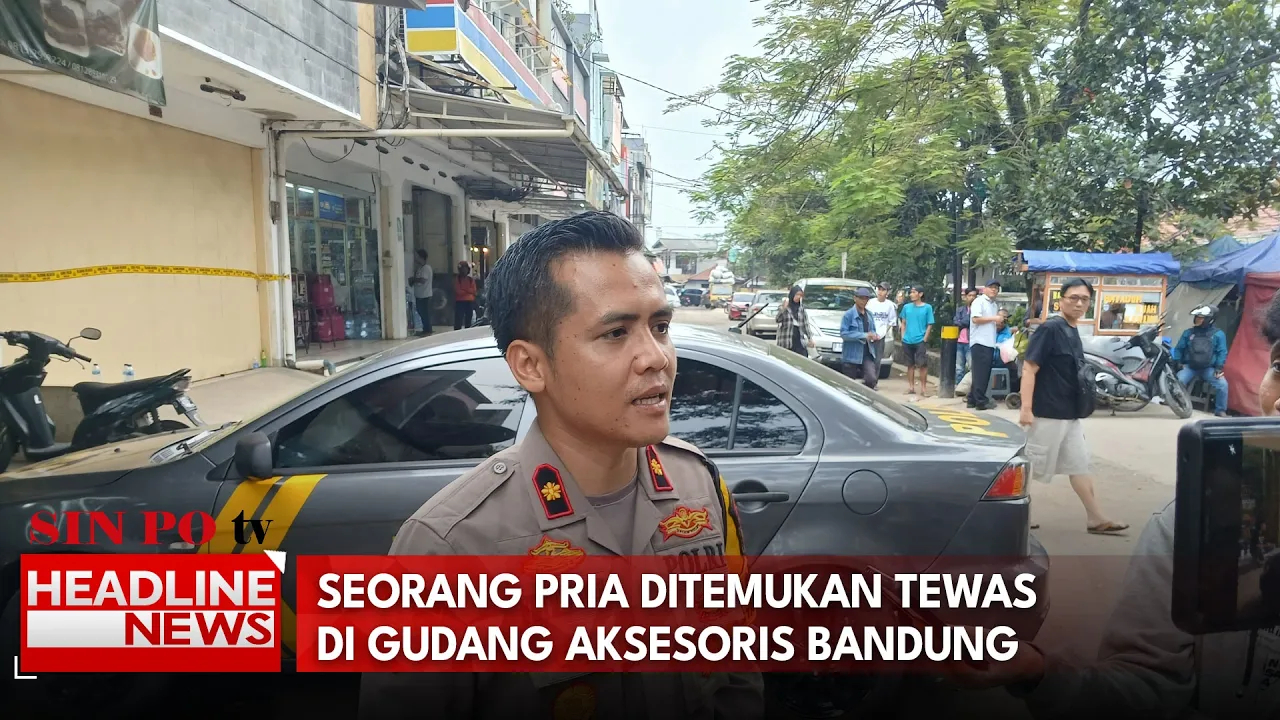 Seorang Pria Ditemukan Tewas di Gudang Aksesoris Bandung
