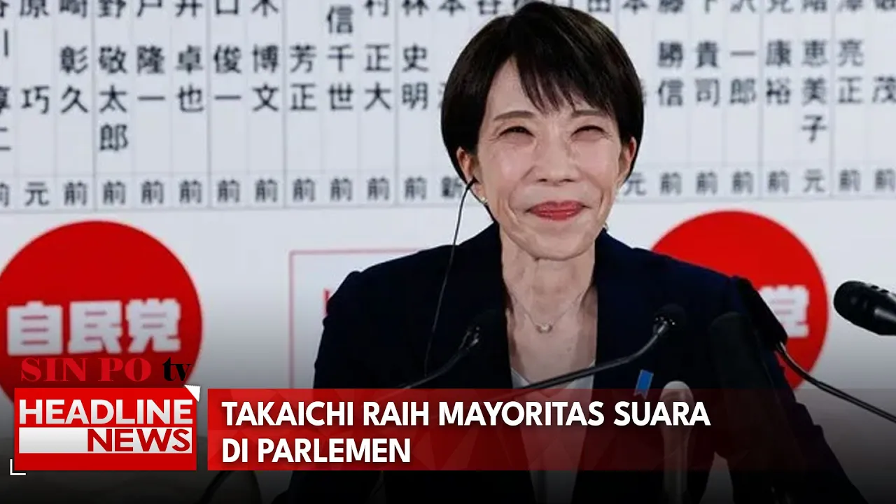 Takaichi Raih Mayoritas Suara Di Parlemen