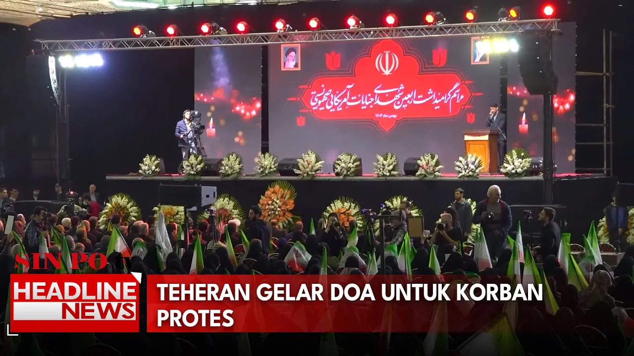 Teheran Gelar Doa Untuk Korban Protes
