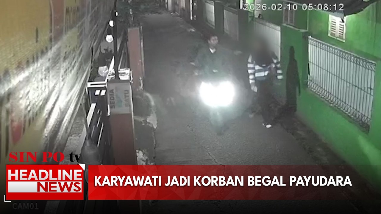 Terekam CCTV, Karyawati Jadi Korban Begal Payudara