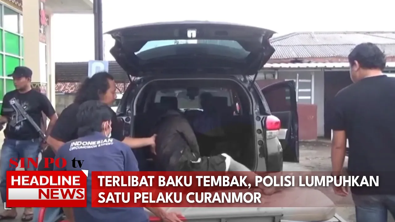 Terlibat Baku Tembak, Polisi Lumpuhkan Satu Pelaku Curanmor