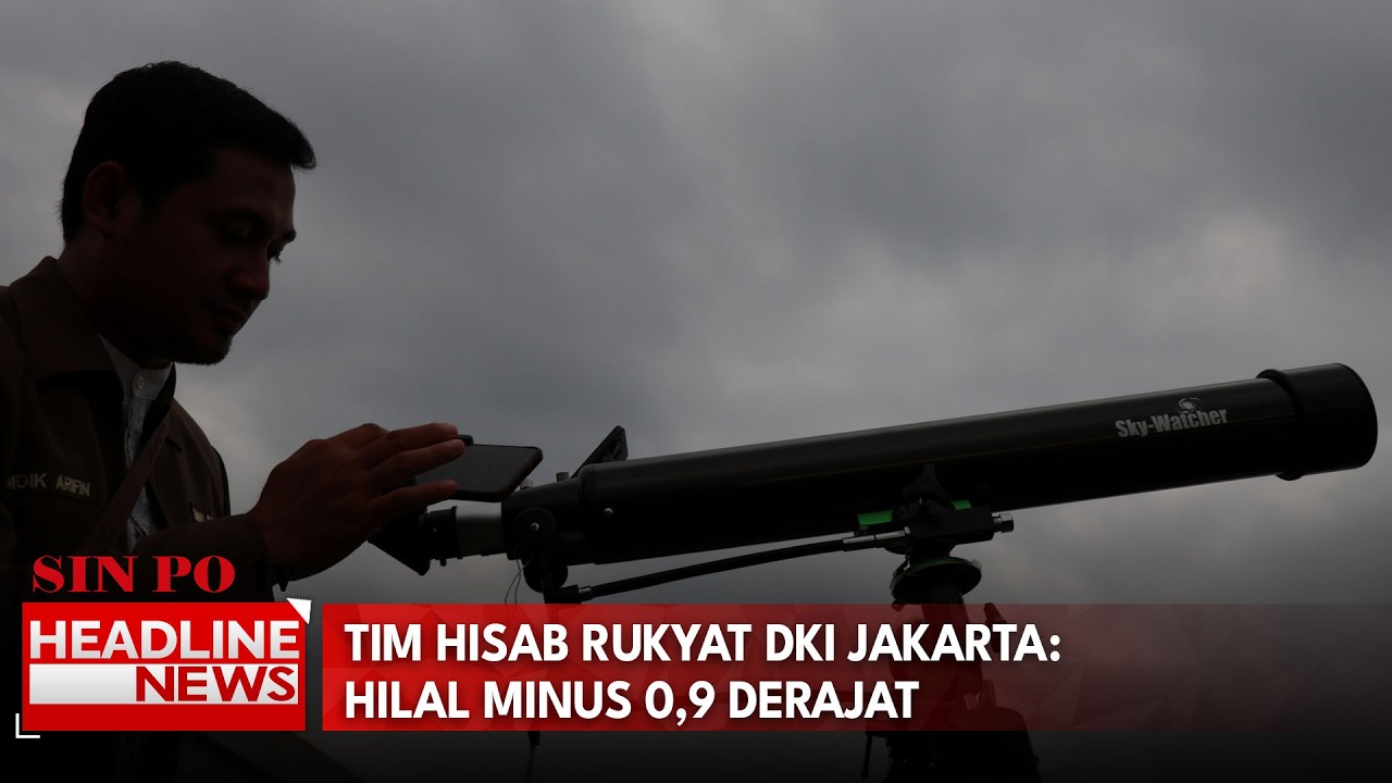 Tim Hisab Rukyat DKI: Hilal Minus 0,9 Derajat