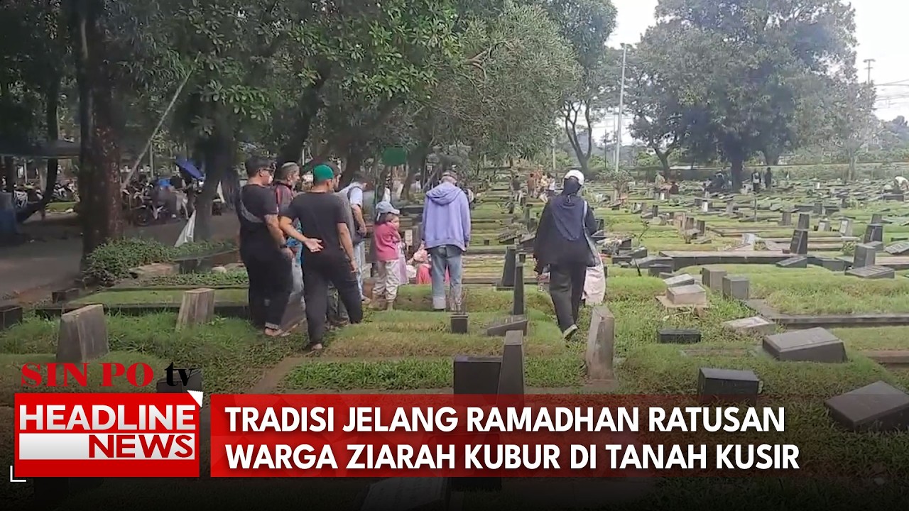 Tradisi Jelang Ramadhan Ratusan Warga Ziarah Kubur Di Tanah Kusir
