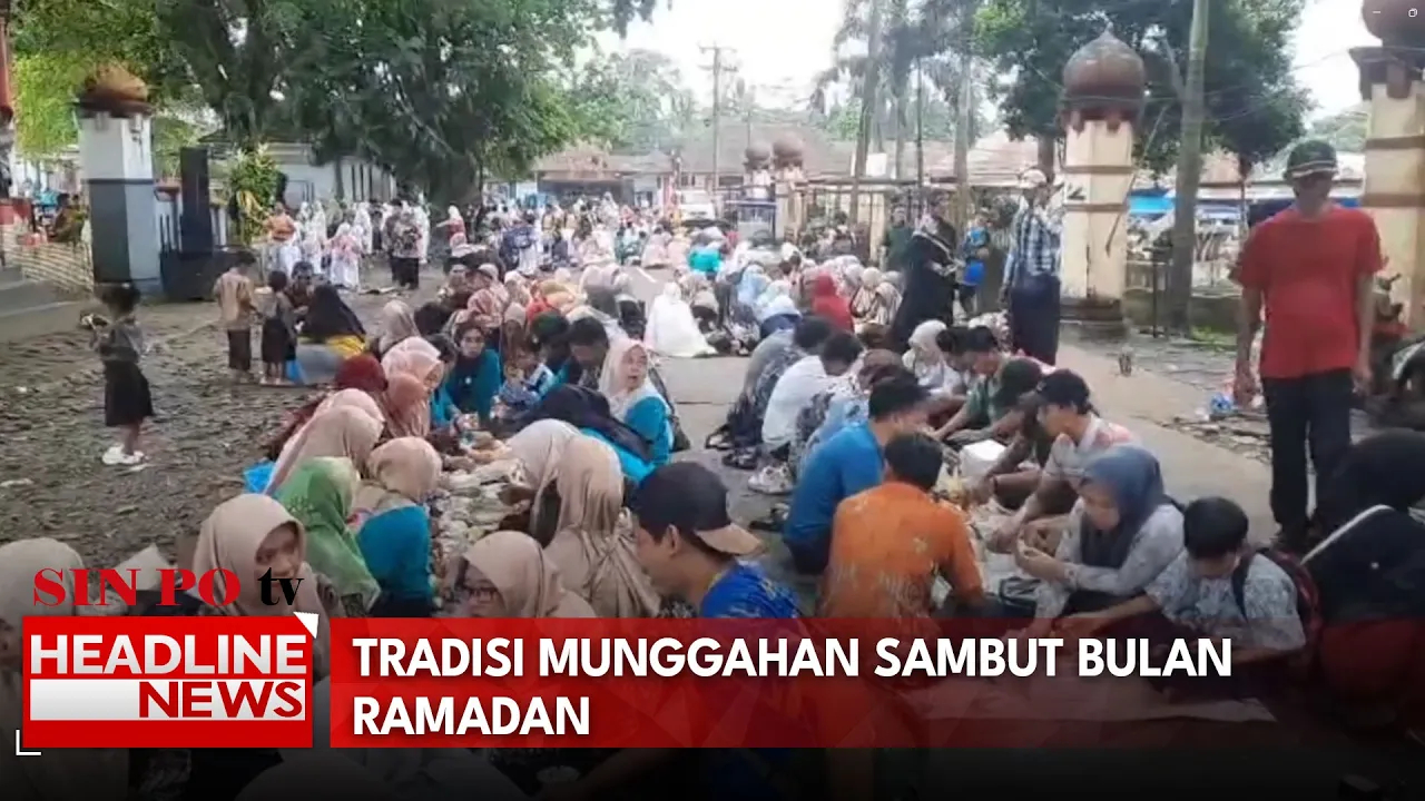 Tradisi Munggahan, Ribuan Warga Pandeglang Sambut Ramadan Di Alun-Alun