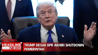 Trump Desak DPR Akhiri Shutdown Pemerintah