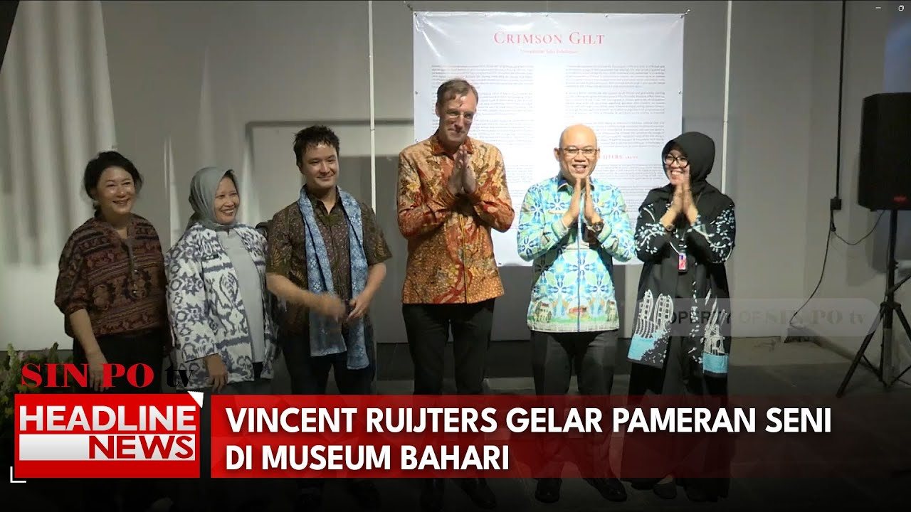Vincent Ruijters Gelar Pameran Seni Di Museum Bahari