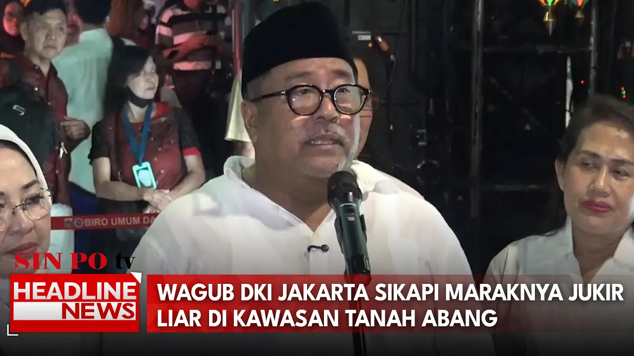 Wagub DKI Jakarta Sikapi Maraknya Jukir Liar di Kawasan Tanah Abang