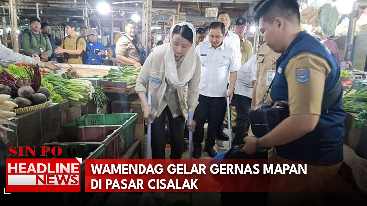 Wamendag Gelar Gernas Mapan Di Pasar Cisalak
