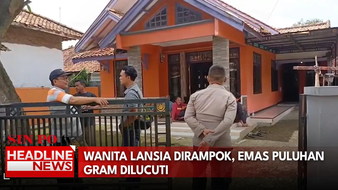 Wanita Lansia Dirampok, Emas Puluhan Gram Dilucuti
