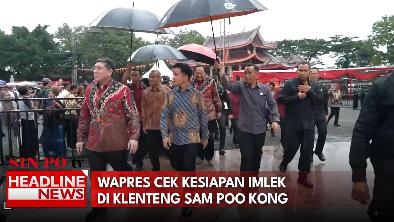 Wapres Cek Kesiapan Imlek Di Klenteng Sam Poo Kong