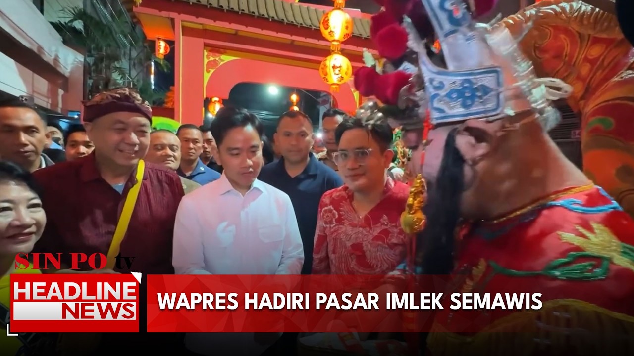 Wapres Hadiri Pasar Imlek Semawis