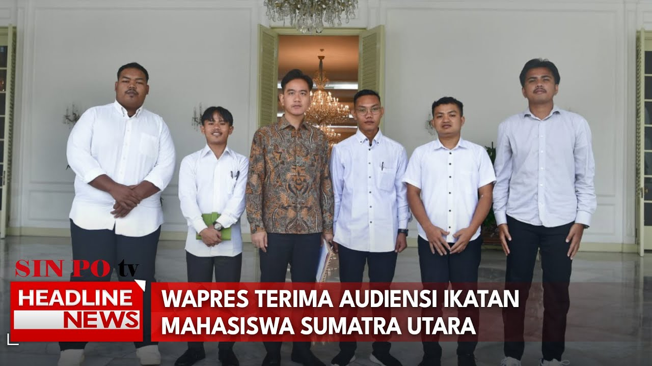 Wapres Terima Audiensi Ikatan Mahasiswa Sumatra Utara