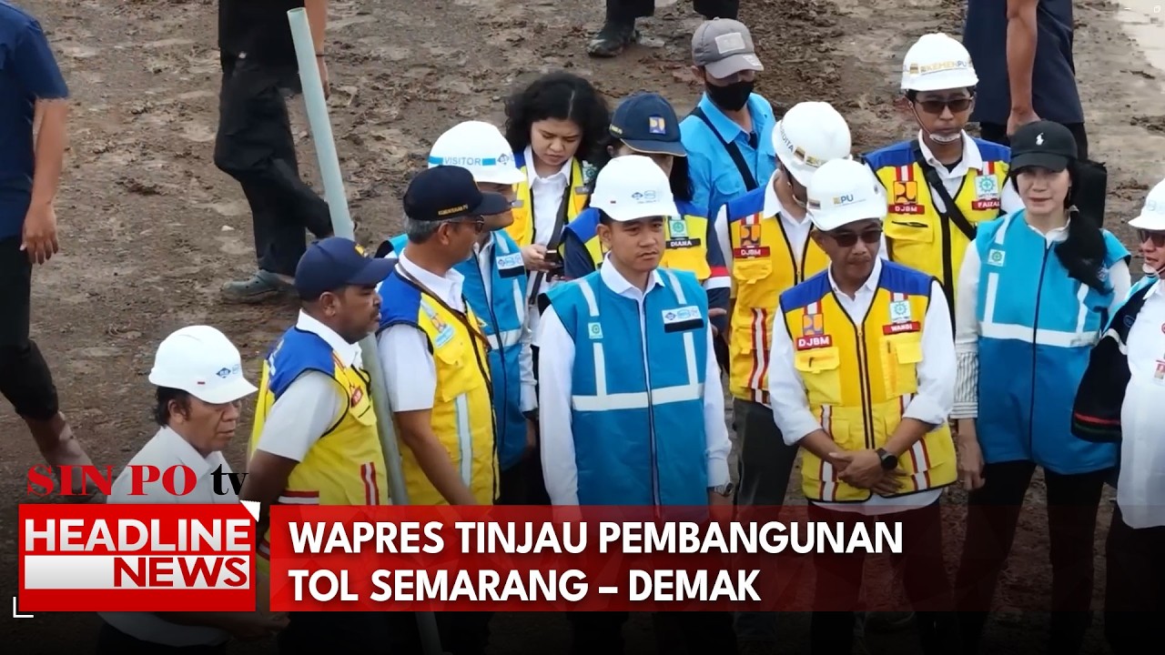 Wapres Tinjau Pembangunan Tol Semarang–Demak