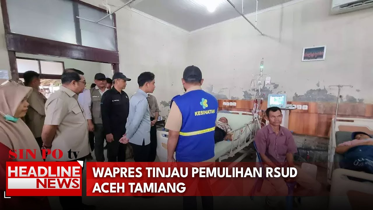 Wapres Tinjau Pemulihan RSUD Aceh Tamiang