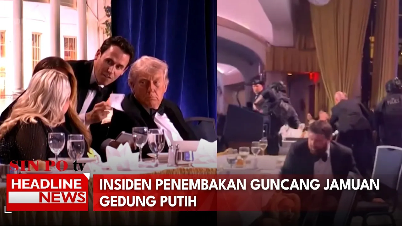 Insiden Penembakan Guncang Jamuan Gedung Putih