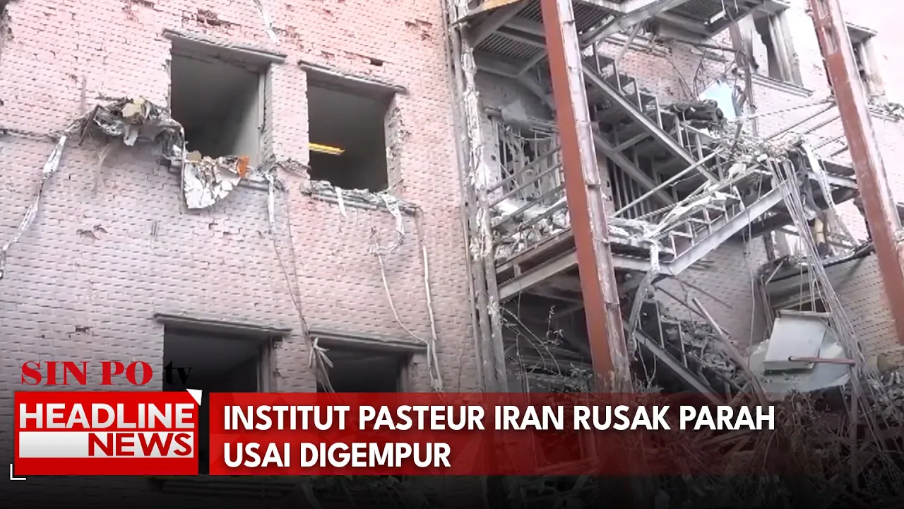 Institut Pasteur Iran Rusak Parah Usai Digempur