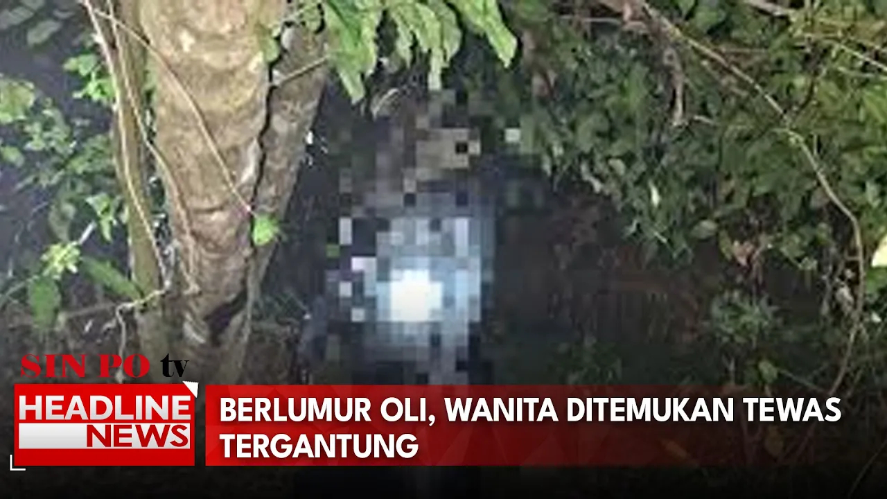 Berlumur Oli, Wanita Ditemukan Tewas Tergantung