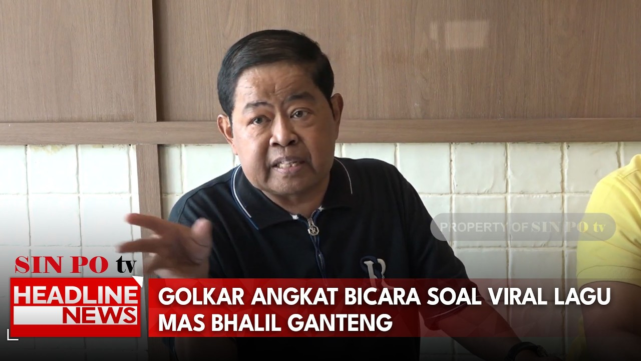 Golkar Angkat Bicara Soal Viral Lagu Mas Bhalil Ganteng