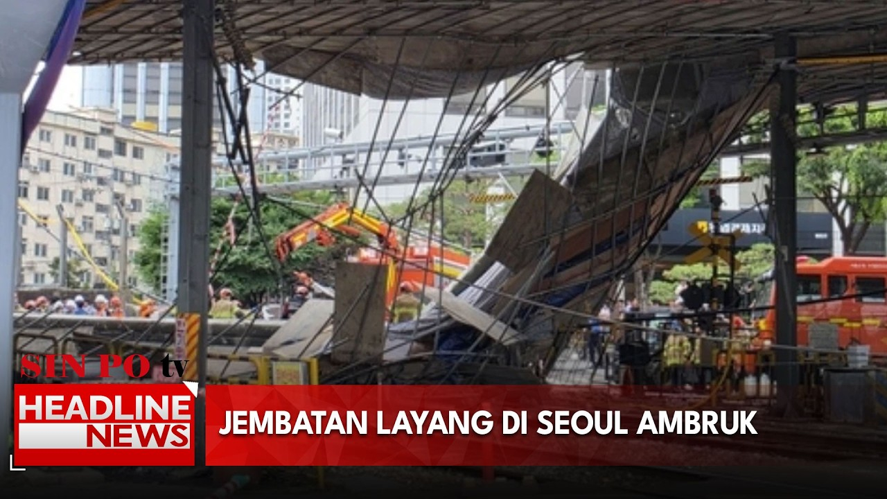 Jembatan Layang Di Seoul Ambruk