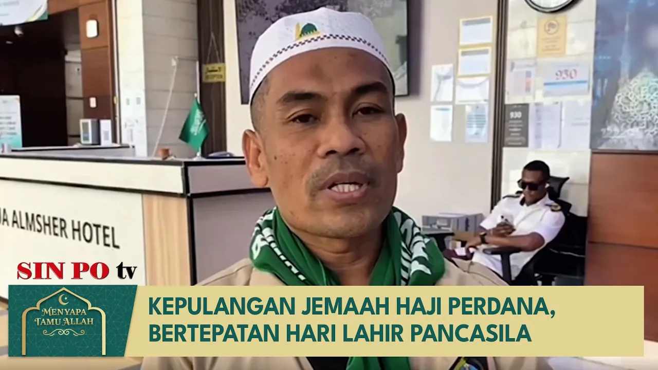 Kepulangan Jemaah Haji Perdana, Bertepatan Hari Lahir Pancasila