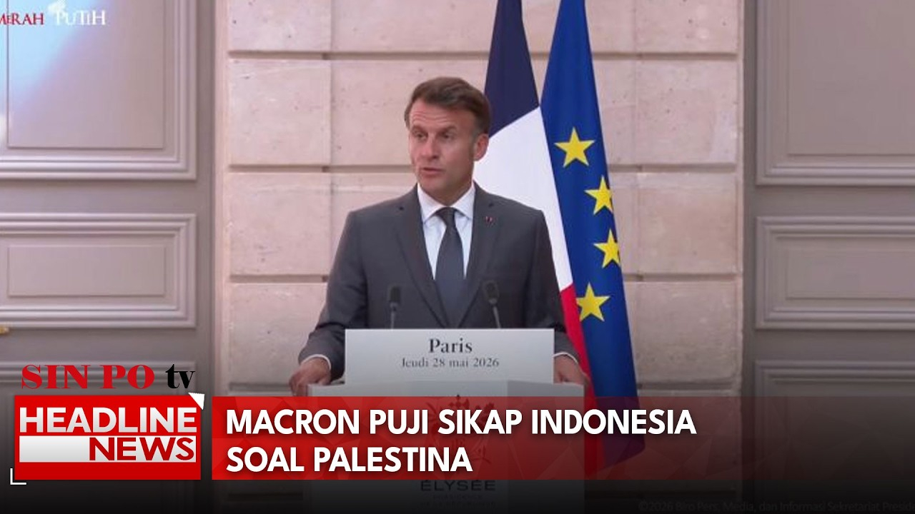 Macron Puji Sikap Indonesia Soal Palestina
