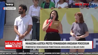 Mahasiswa Austria Protes Pemangkasan Anggaran Pendidikan