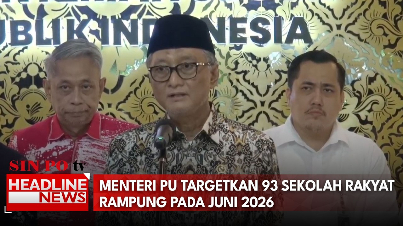 Menteri PU Targetkan 93 Sekolah Rakyat Rampung Pada Juni 2026