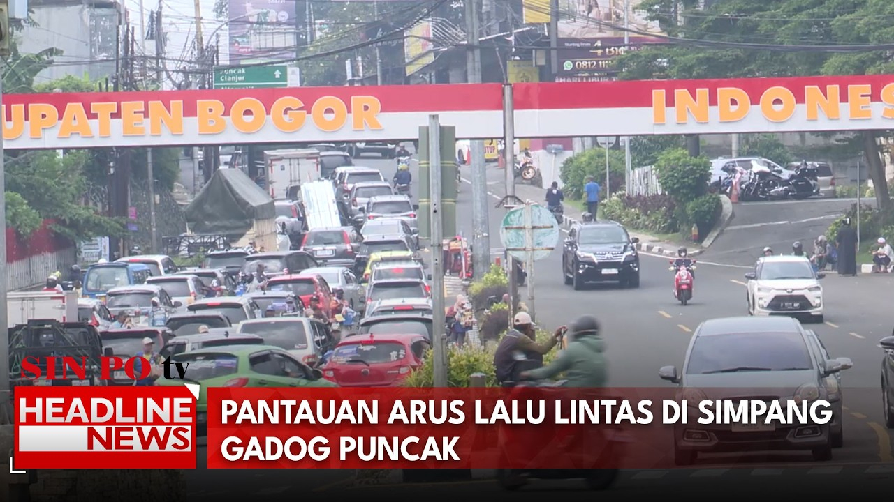 Pantauan Arus Lalu Lintas Di Simpang Gadog Puncak
