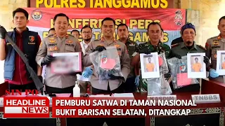 Pemburu Satwa di Taman Nasional Bukit Barisan Selatan Ditangkap