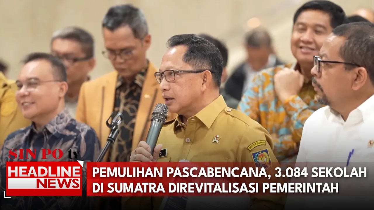 Pemulihan Pascabencana, 3.084 Sekolah Di Sumatra Direvitalisasi Pemerintah