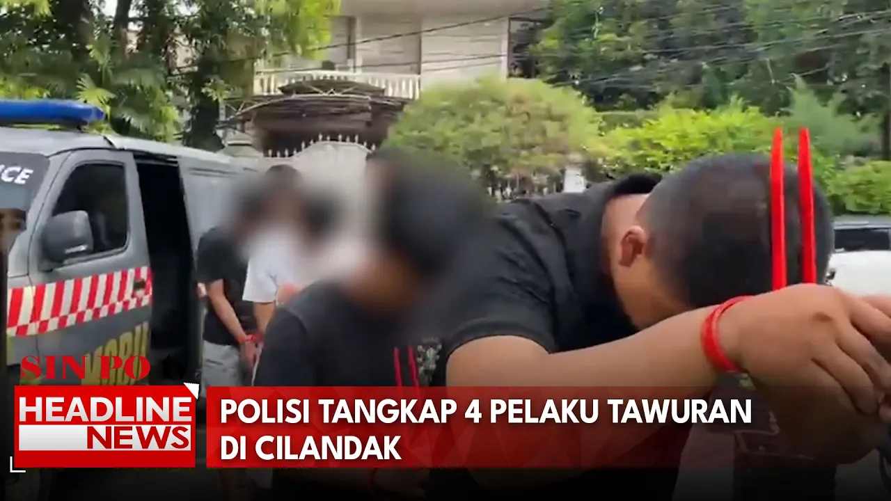 Polisi Tangkap 4 Pelaku Tawuran Di Cilandak