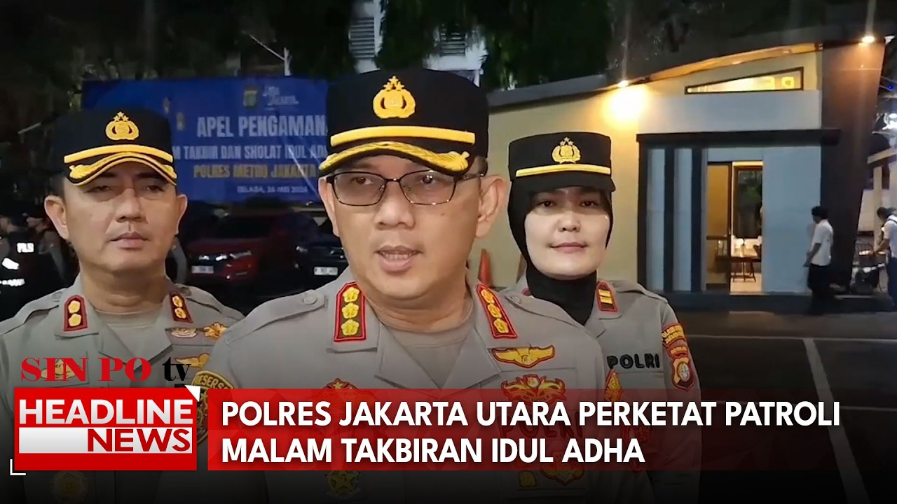 Polres Jakarta Utara Perketat Patroli Malam Takbiran Idul Adha