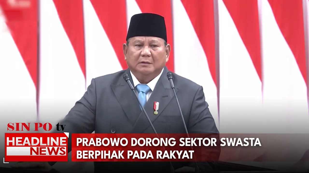Prabowo Dorong Sektor Swasta Berpihak Pada Rakyat