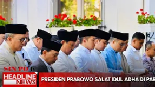 Presiden Prabowo Salat Iduladha di Paris