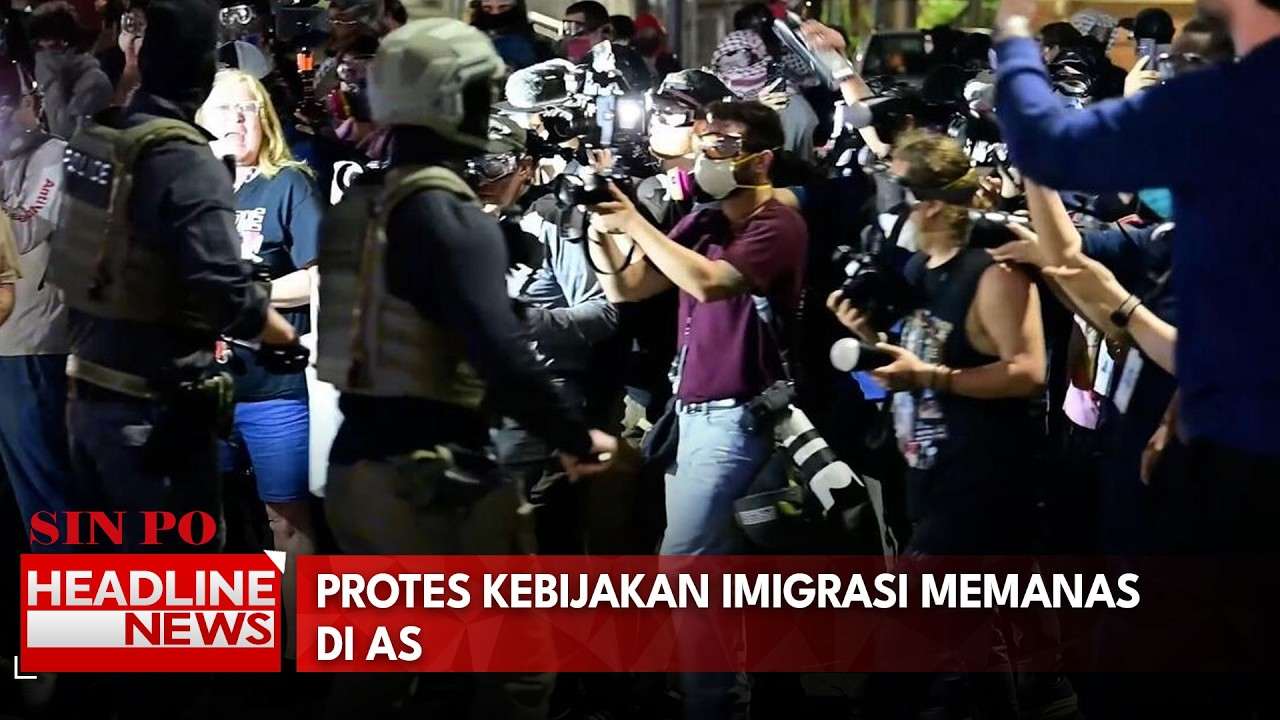 Protes Kebijakan Imigrasi Memanas Di AS