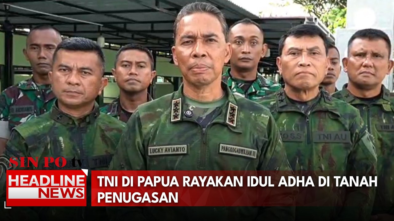 TNI Di Papua Rayakan Idul Adha Di Tanah Penugasan