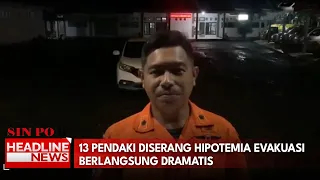 13 Pendaki Diserang Hipotemia Evakuasi Berlangsung Dramatis