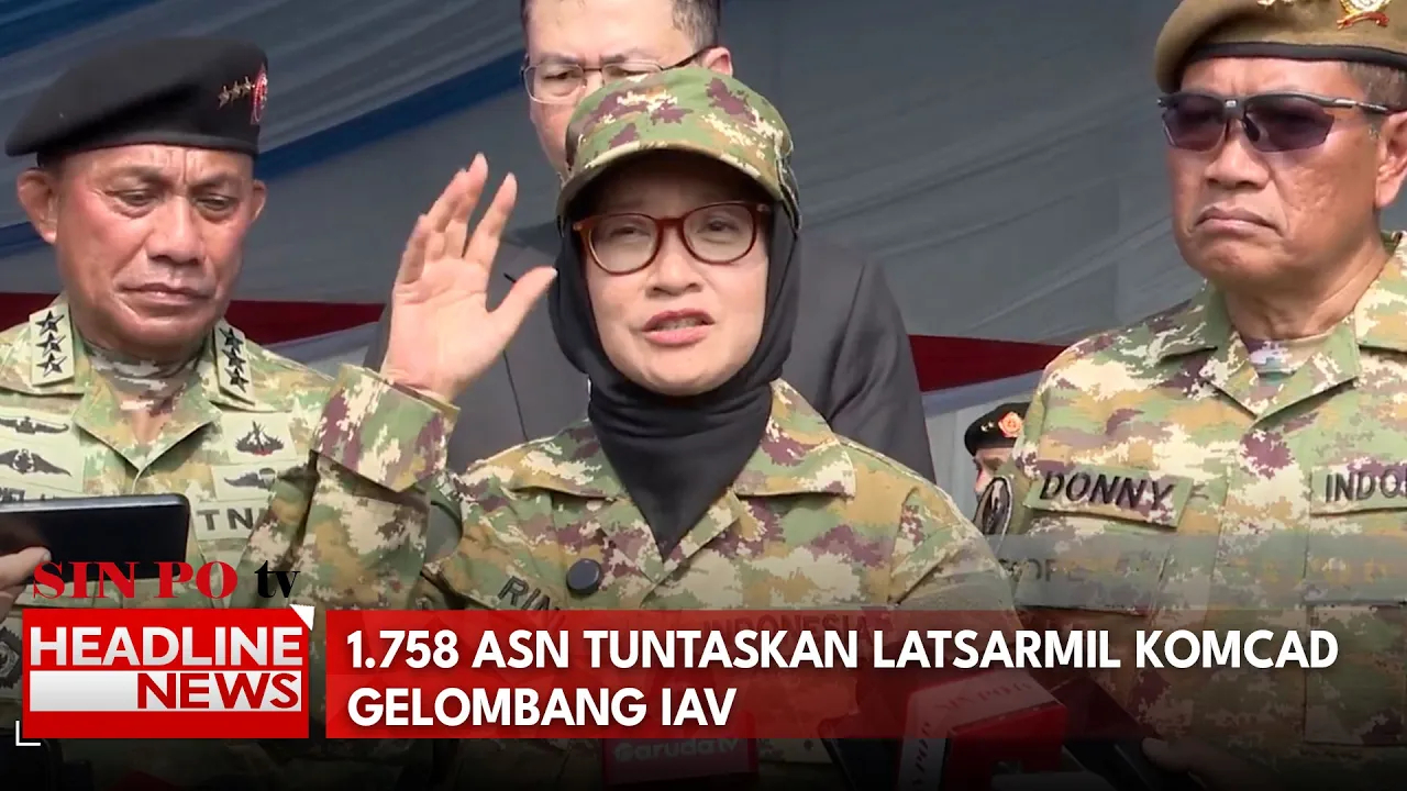 1.758 ASN Tuntaskan Latsarmil Komcad Gelombang I