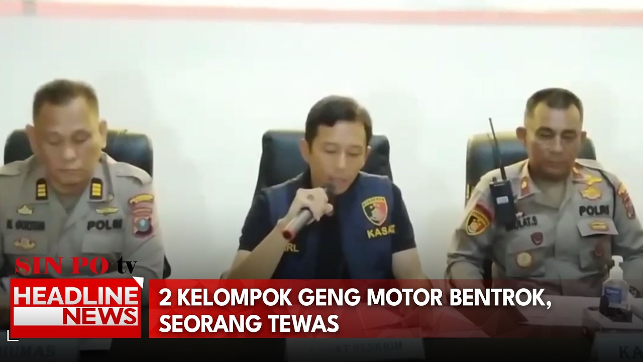 2 Kelompok Geng Motor Bentrok, Seorang Tewas
