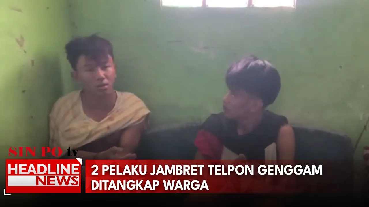 2 Pelaku Jambret Telpon Genggam Ditangkap Warga