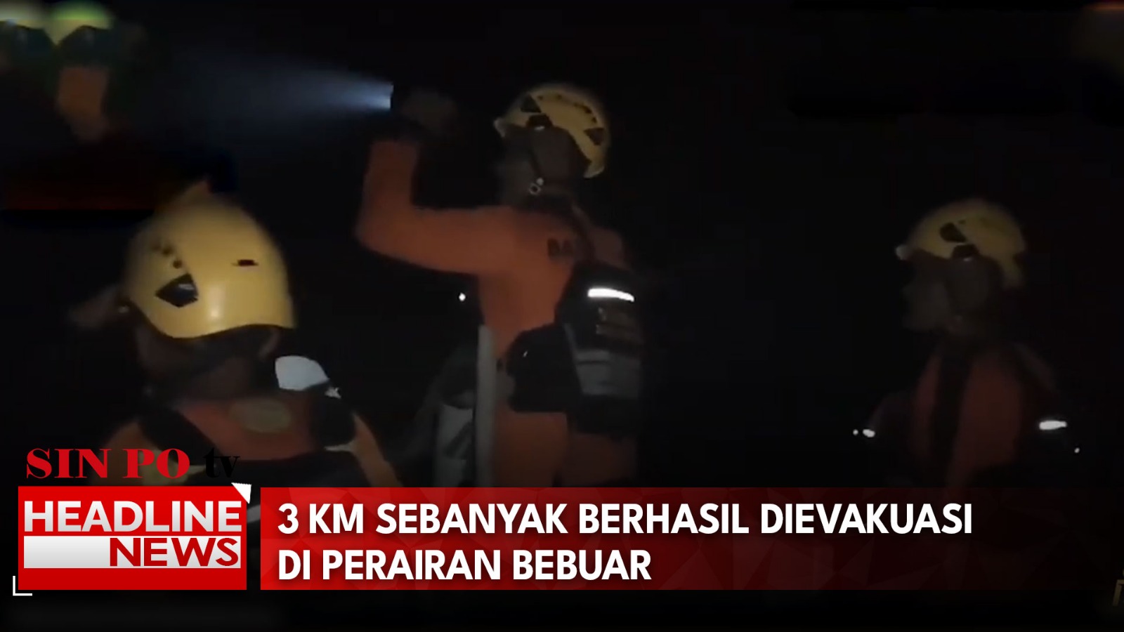 3 KM Sebanyak Berhasil Dievakuasi di Perairan Bebuar