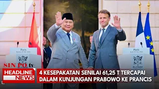 4 Kesepakatan Senilai 61,25 T Tercapai Dalam Kunjungan Prabowo Ke Prancis