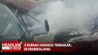 4 Rumah Hangus Terbakar, Di Pandeglang