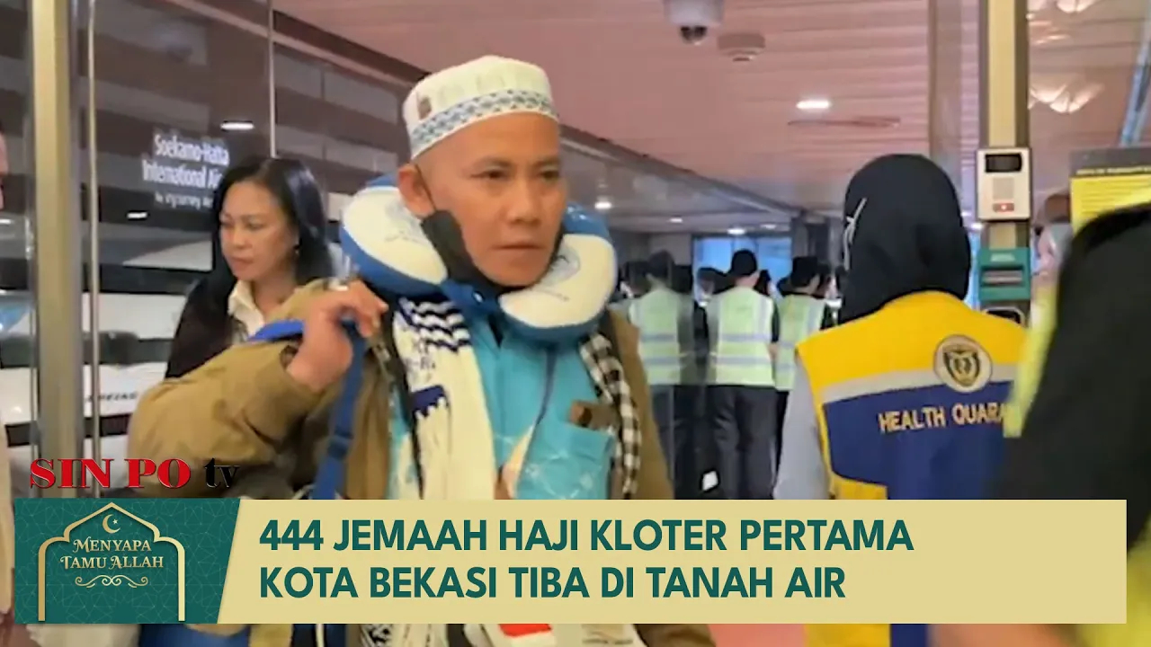 444 Jemaah Haji Kloter Pertama Kota Bekasi Tiba Di Tanah Air