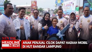Anak Penjual Cilok Dapat Hadiah Mobil di HUT Bandar Lampung