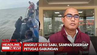 Angkut 30 Kg Sabu, Sampan Disergap Petugas Gabungan