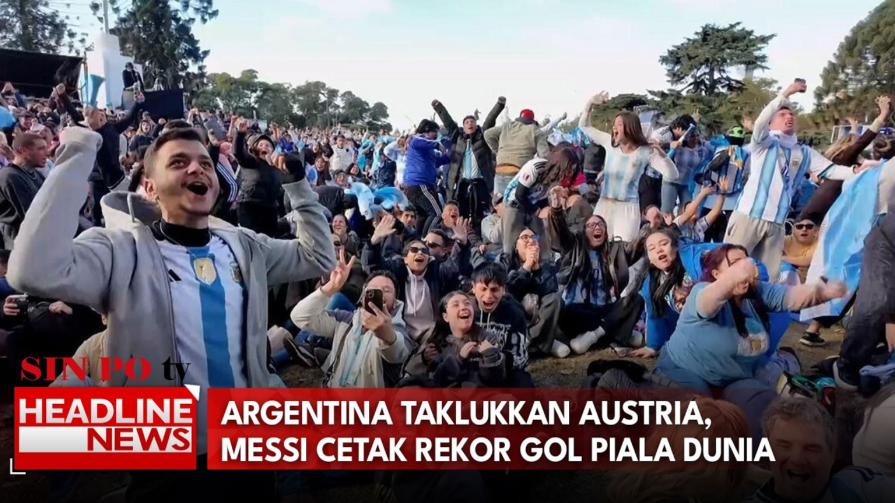 Argentina Taklukkan Austria, Messi Cetak Rekor Gol Piala Dunia