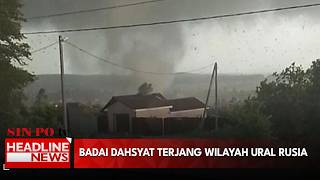 Badai Dahsyat Terjang Wilayah Ural Rusia