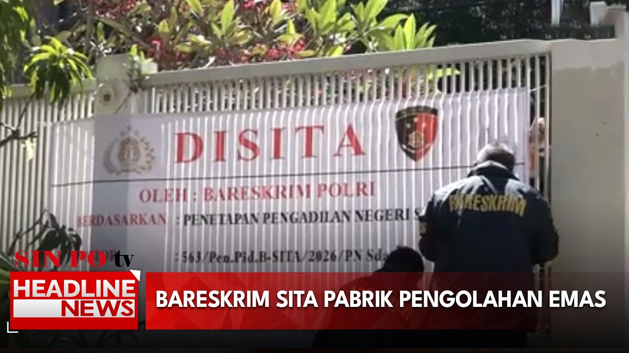 Bareskrim Sita Pabrik Pengolahan Emas Terkait TPPU Pertambangan Ilegal